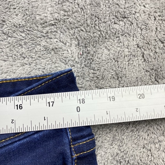 Gap 1969 Curvy True Skinny Jeans Womens 34R Blue Dark Wash Mid Rise - Picture 7 of 13